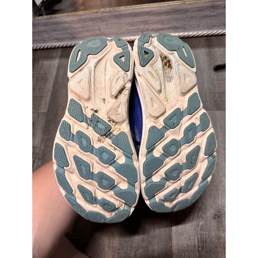 Hoka Clifton 9 Womens Running Shoes Blue Deep Lake Ceramic 1127896 Size 7.5B - Picture 5 of 6